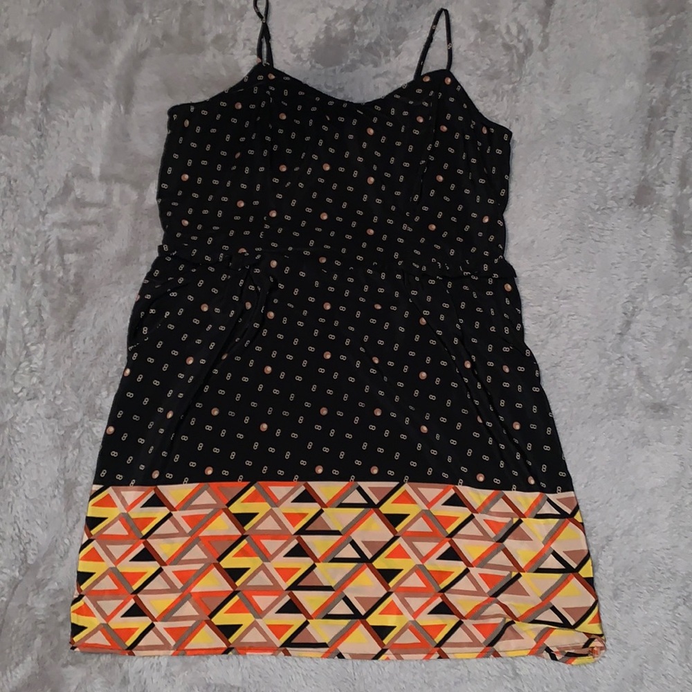 Funky Pattern knee length dress